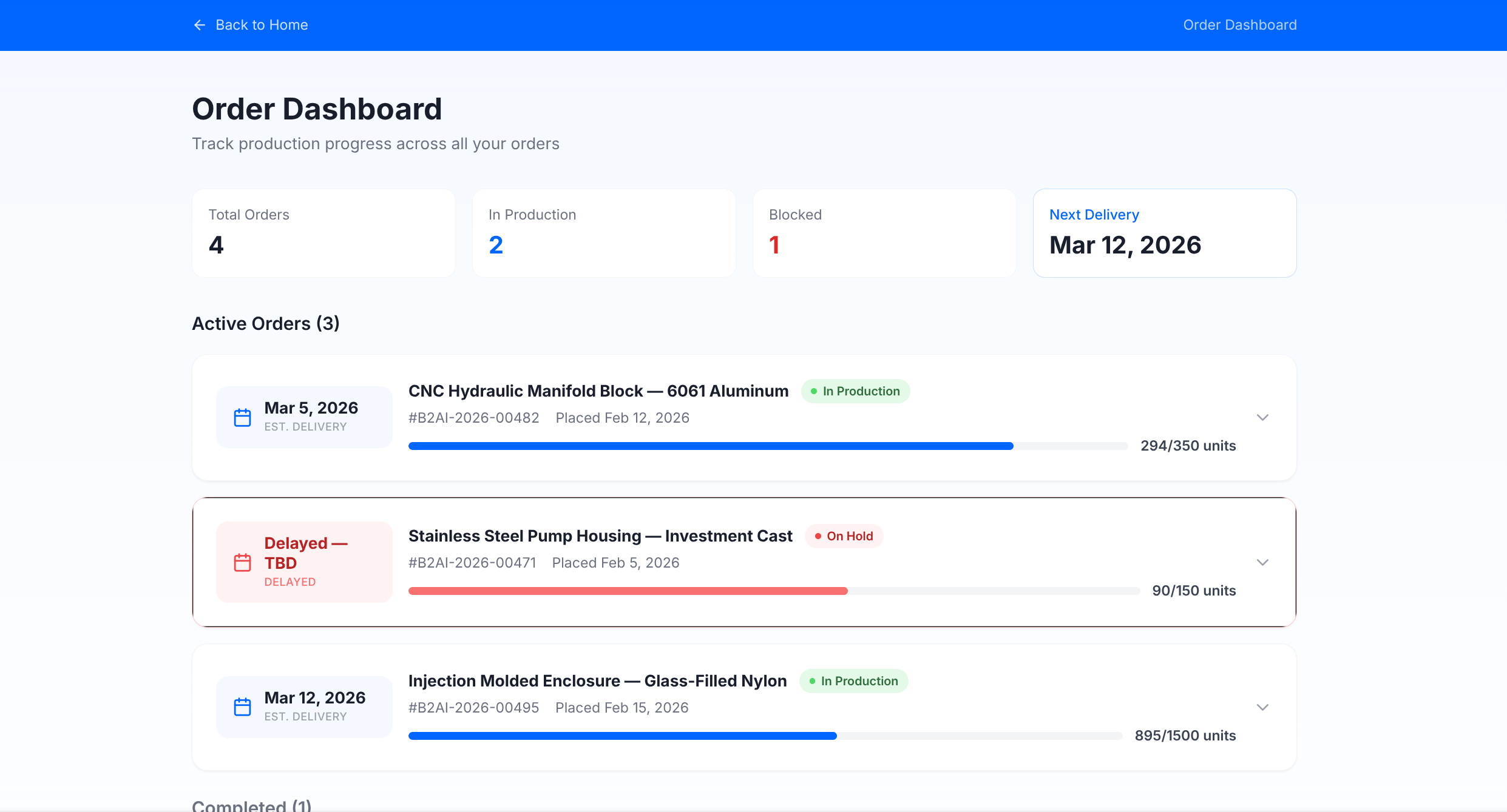 Bridge Custom Scheduling
